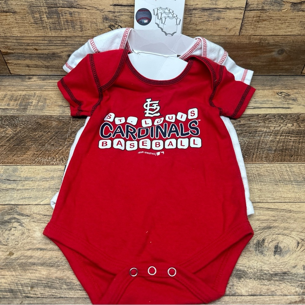MLB St. Louis Cardinals Red Baby Bodysuit